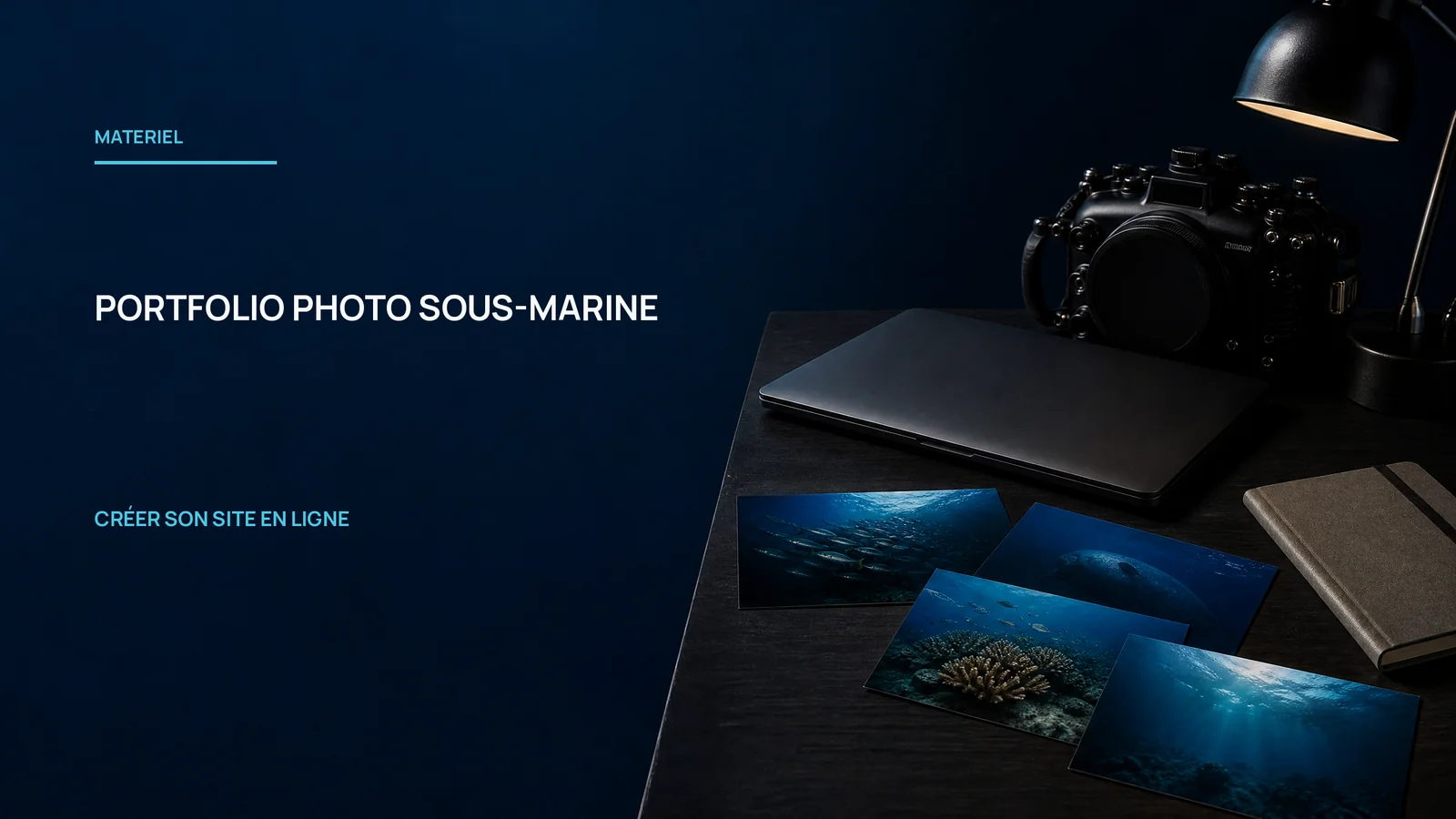 Créer son portfolio de photo sous-marine en ligne : les erreurs à éviter