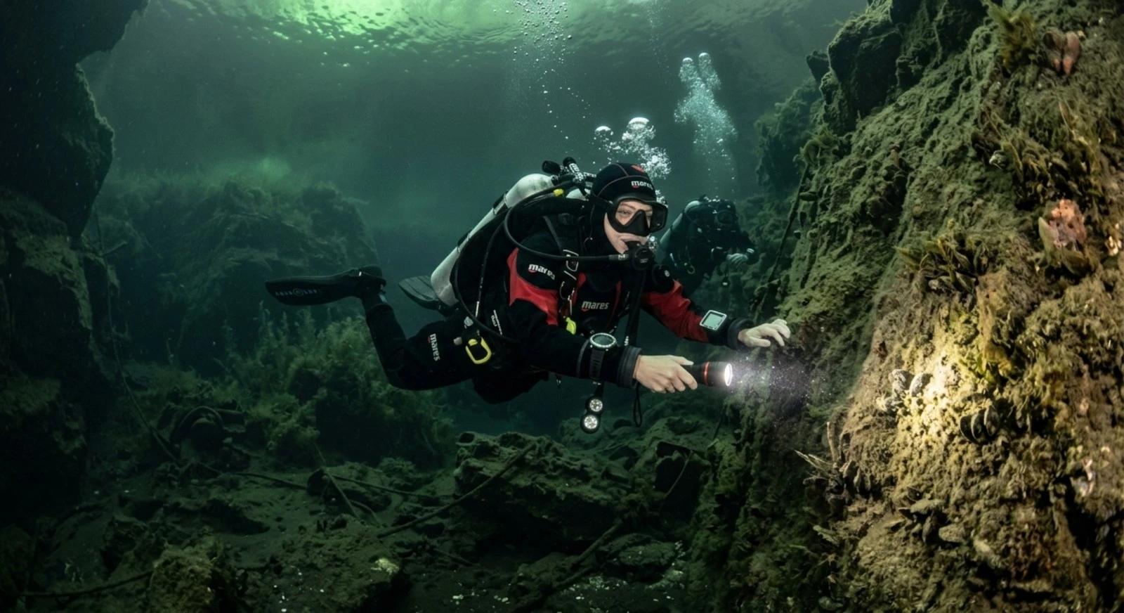 Underwater photography in Belgian diving quarries
