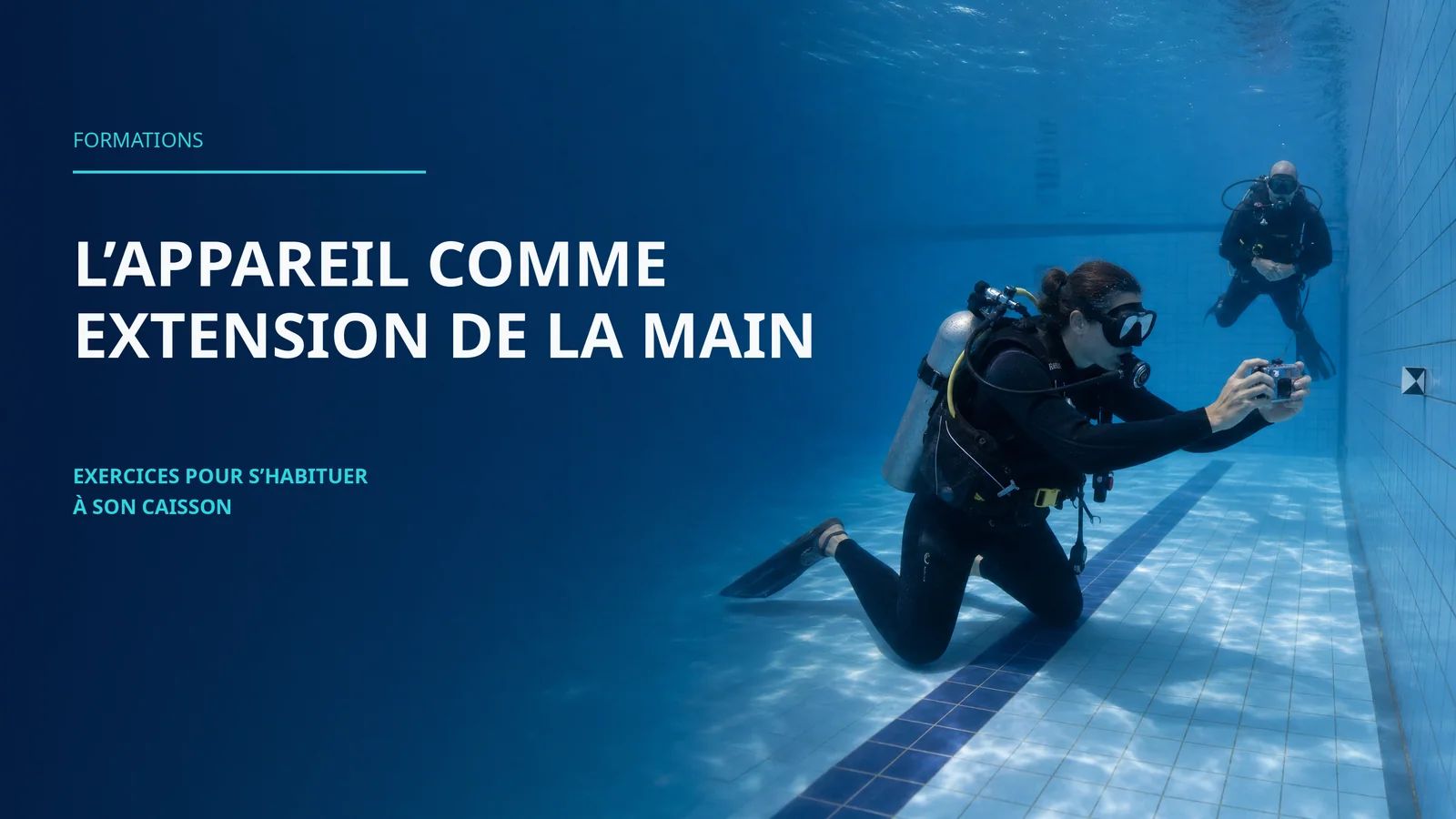 L'appareil comme extension de la main : exercices pour s'habituer à son caisson