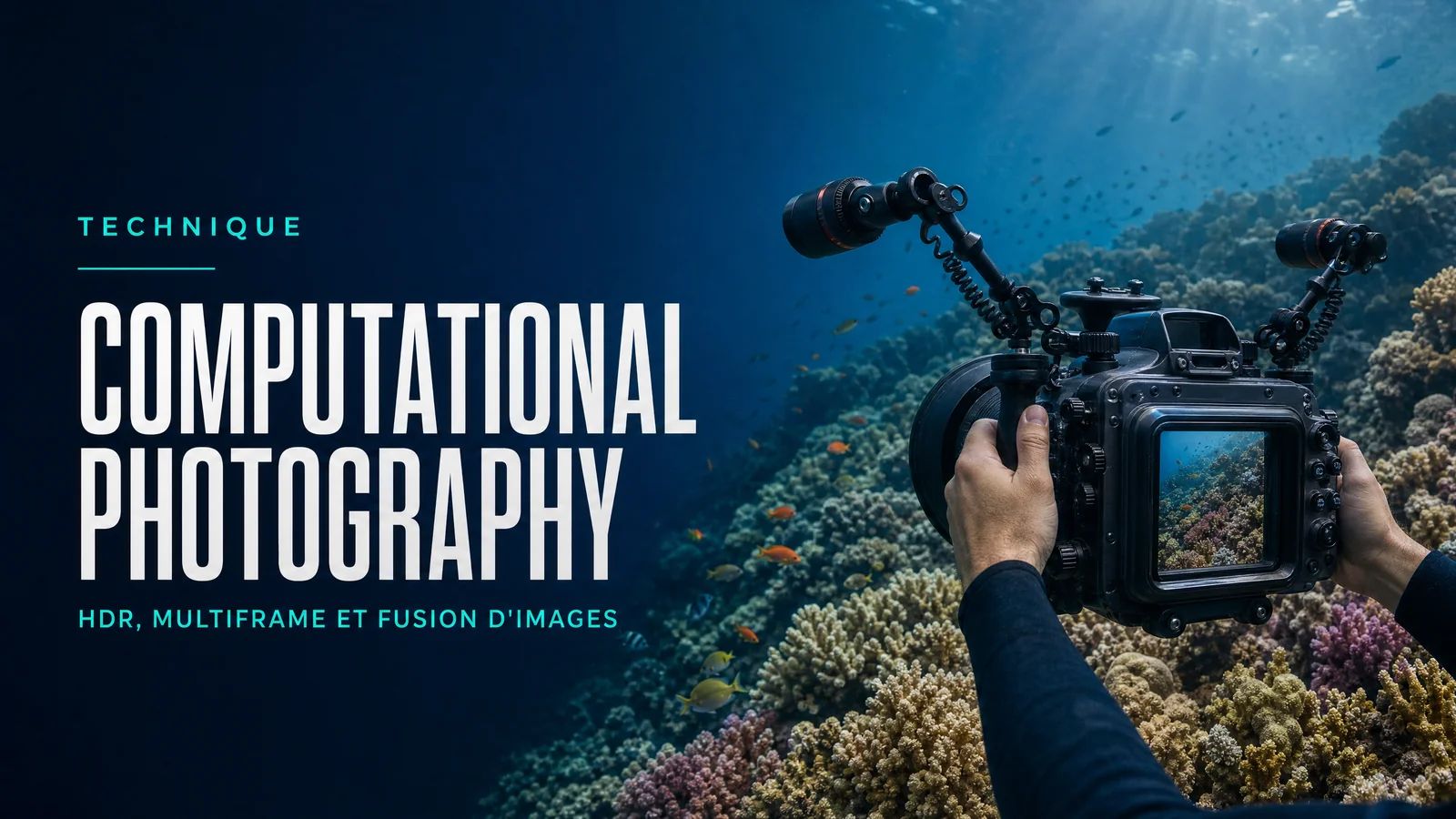 Underwater Computational Photography- HDR, Multi-Frame Imaging, and Image Fusion.