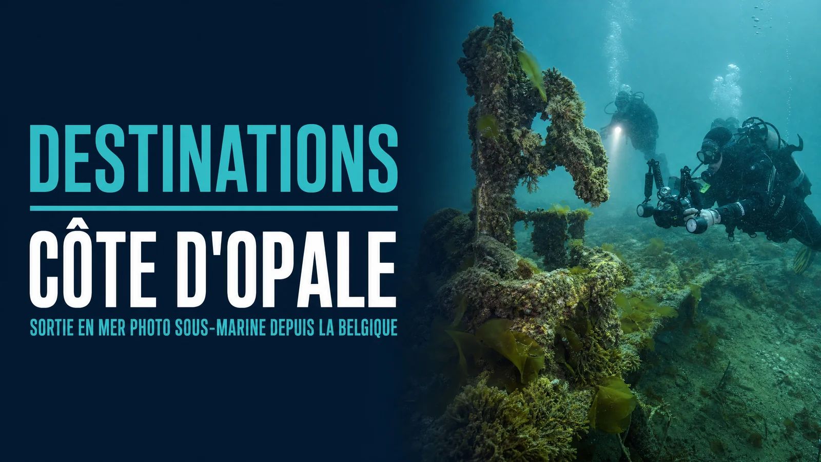 Côte d'Opale : sortie en mer photo sous-marine depuis la Belgique