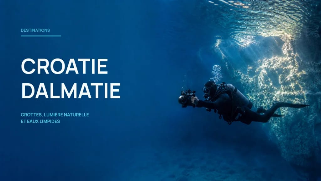 Photo sous-marine en Croatie : épaves, grottes et eau cristalline de Dalmatie