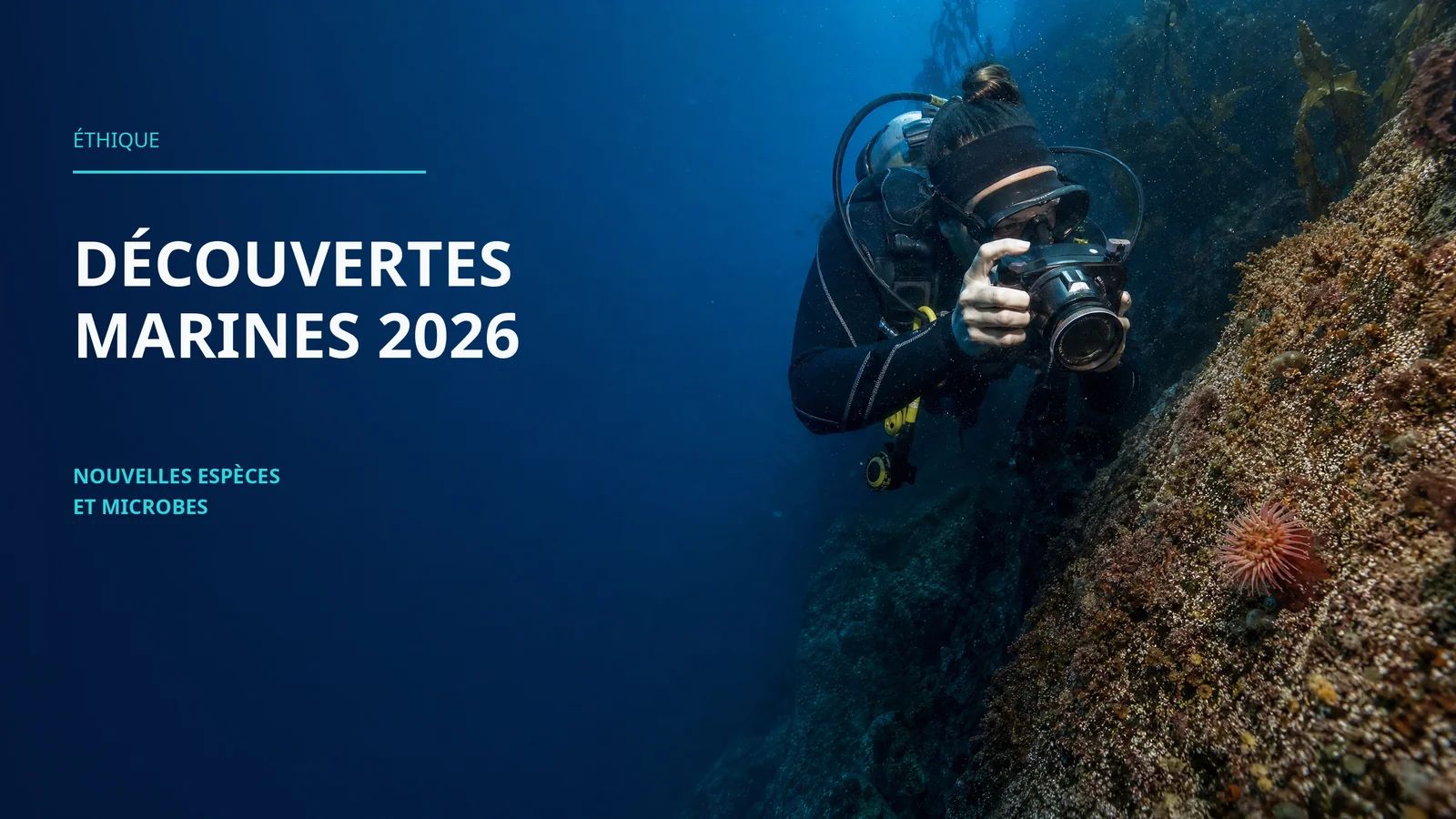 Découvertes marines 2026 : plus de 1 100 nouvelles espèces