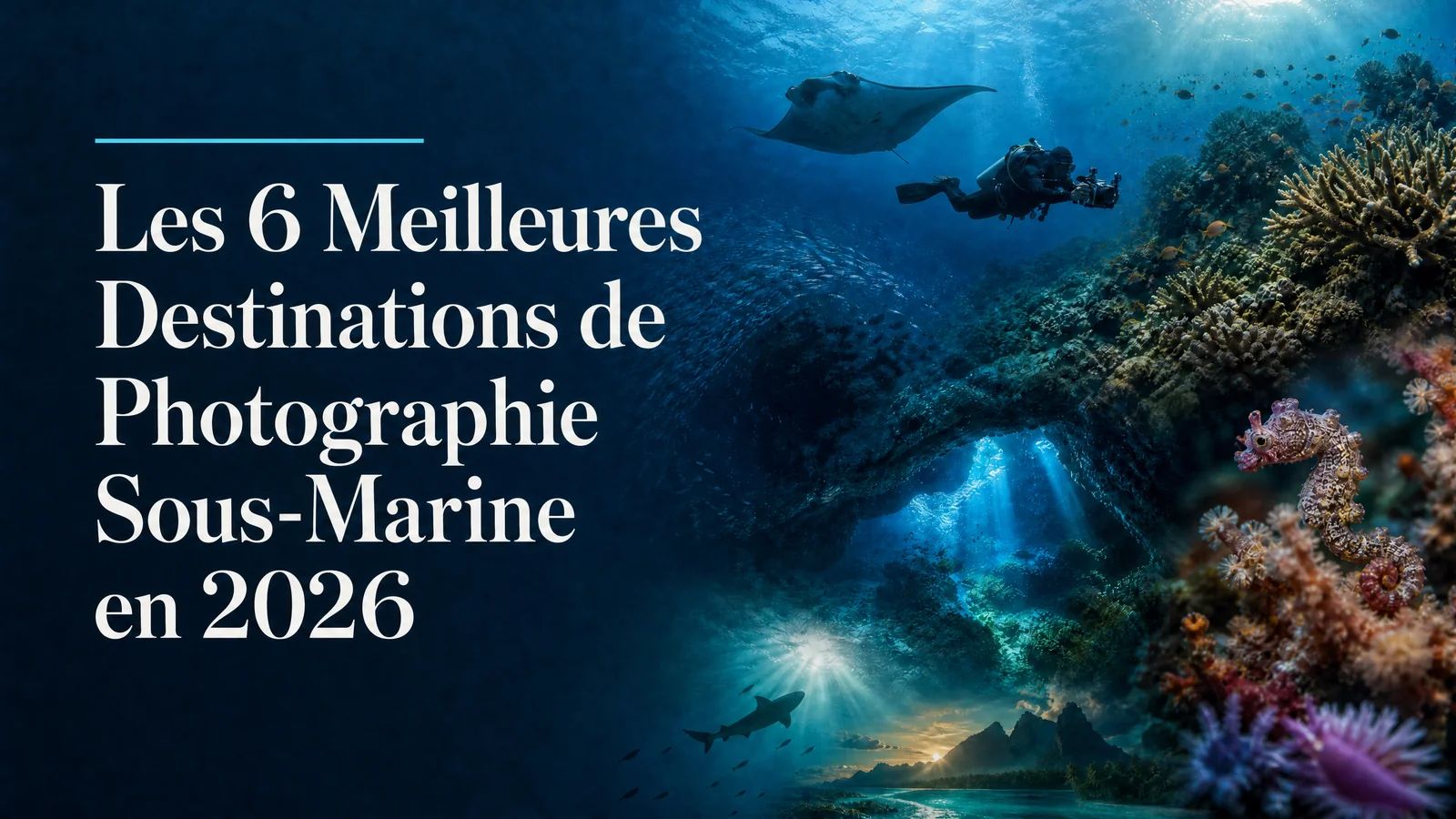 The 6 Best Underwater Photography Destinations in 2026: A Guide by a Former Instructor