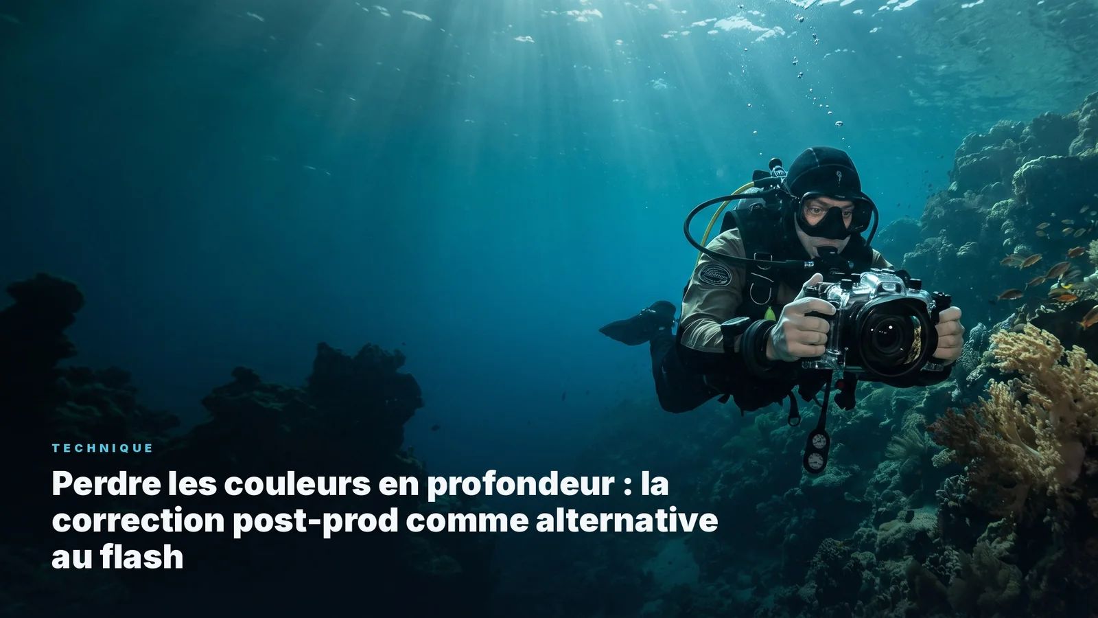 Underwater Color Loss by Depth: Post-Processing Correction Workflow