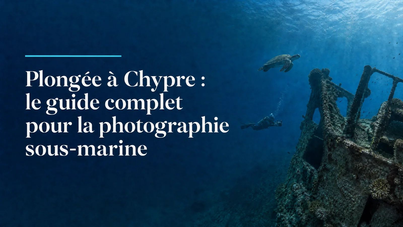Plongée à Chypre : le guide complet pour la photographie sous-marine