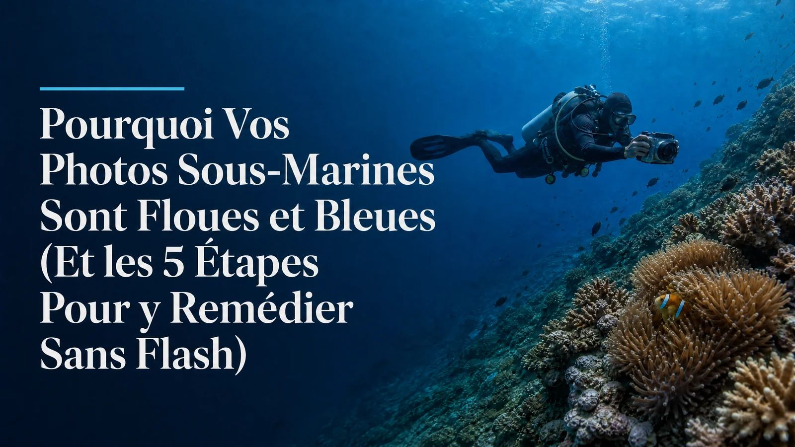 Pourquoi Vos Photos Sous-Marines Sont Floues et Bleues (Et les 5 Étapes Pour y Remédier Sans Flash)