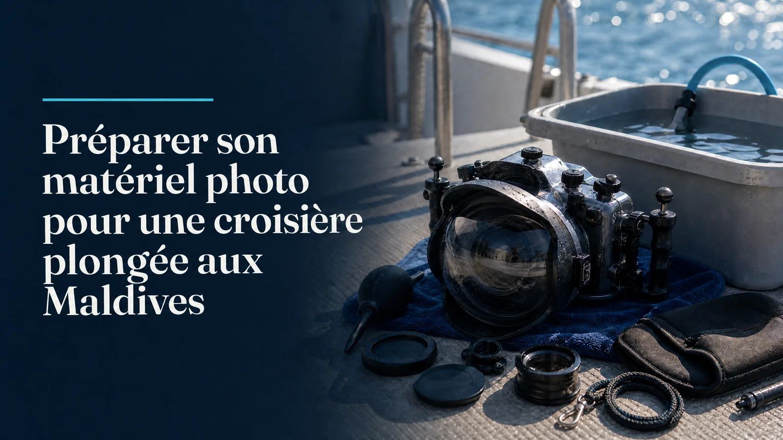 Je fotomateriaal voorbereiden voor een duikcruise op de Malediven