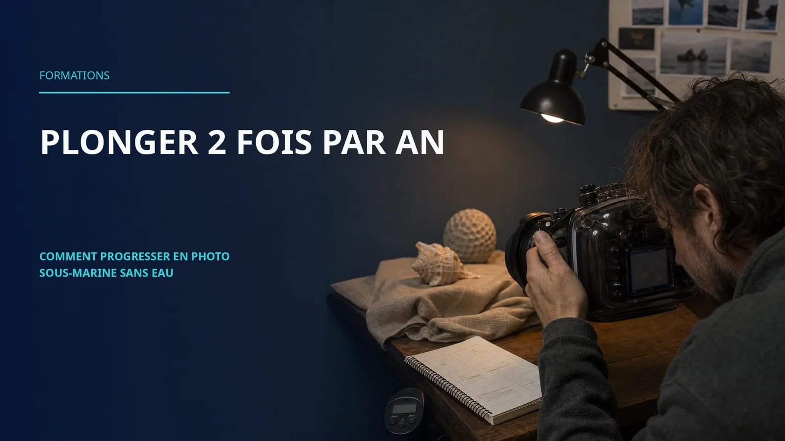 Plonger 2 fois par an : comment progresser en photo sous-marine quand on n'a pas l'eau