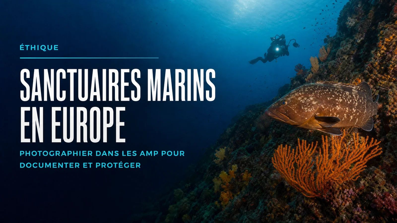 Sanctuaires marins en Europe : photographier dans les AMP pour documenter et protéger