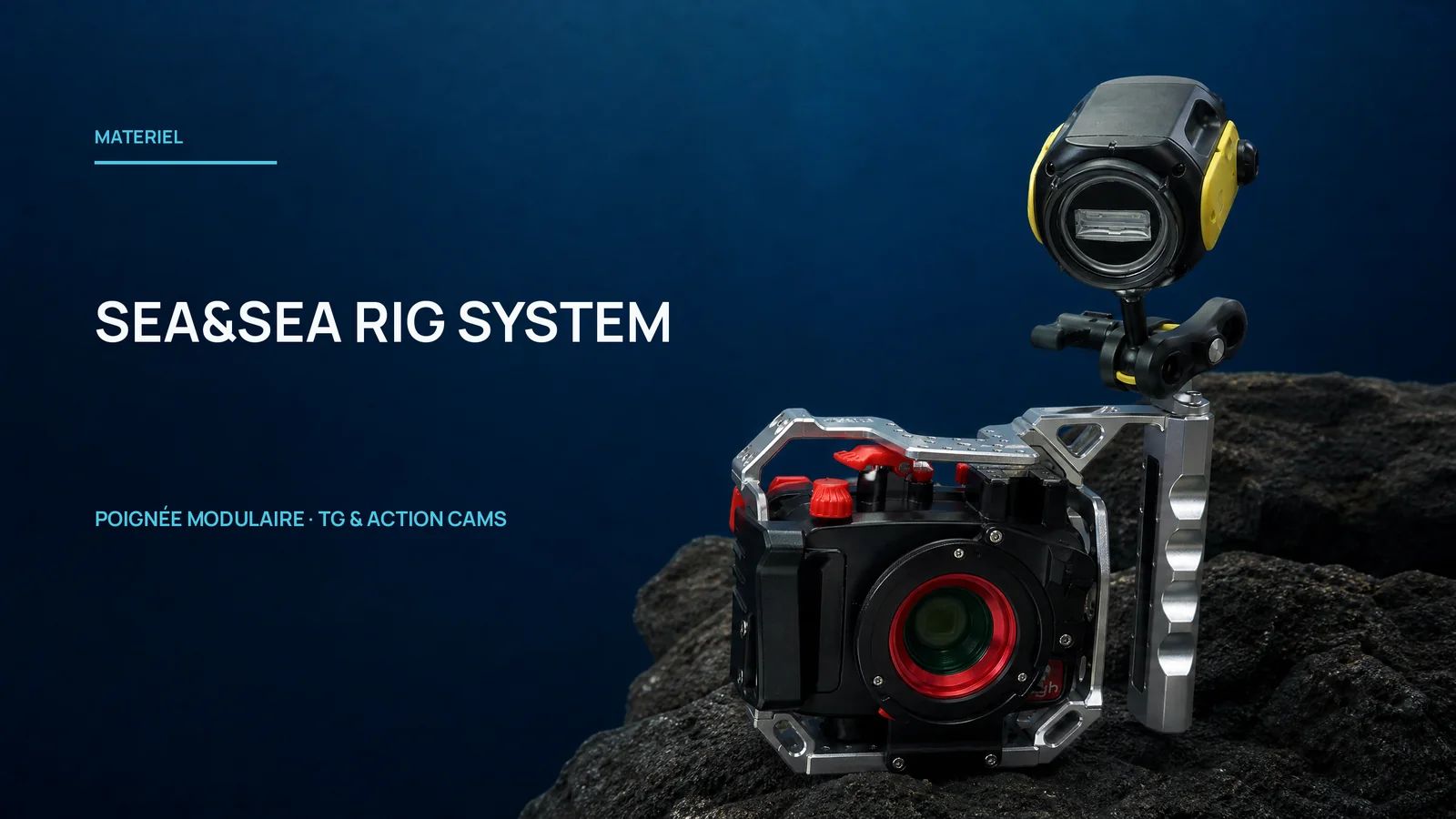 SEA&SEA Rig System: The modular handle for TG and action cameras.