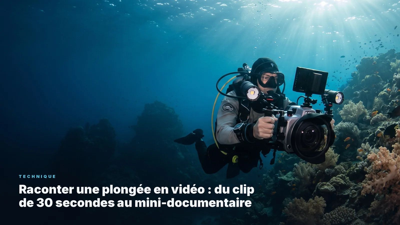 Narrating a dive on video: from a 30-second clip to a mini-documentary