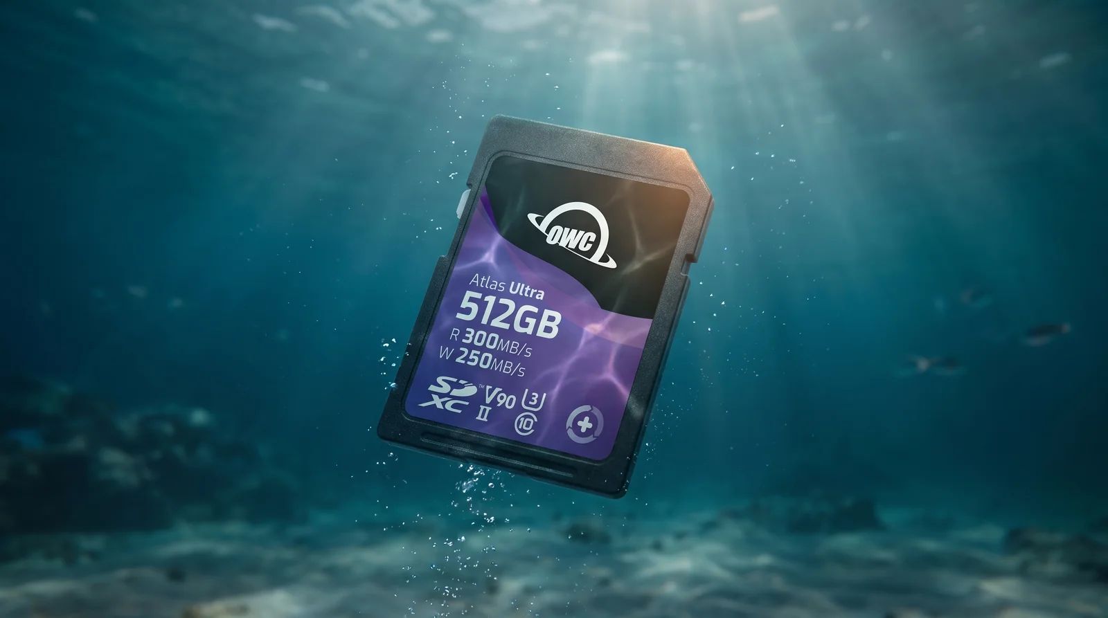 OWC Atlas Ultra: V90-prestaties voor de onderwateromgeving.