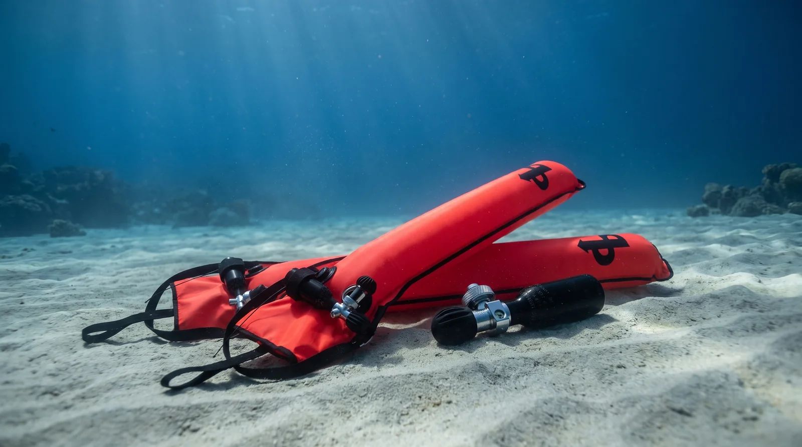 AP Diving Parachute de palier à bouteille : test, visibilité et avis parachute DSMB (2026)