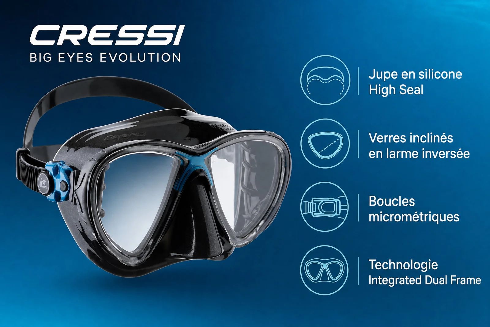 Cressi Big Eyes Evolution : Analyse et Evaluation Documentaire du Masque Bi-Verre