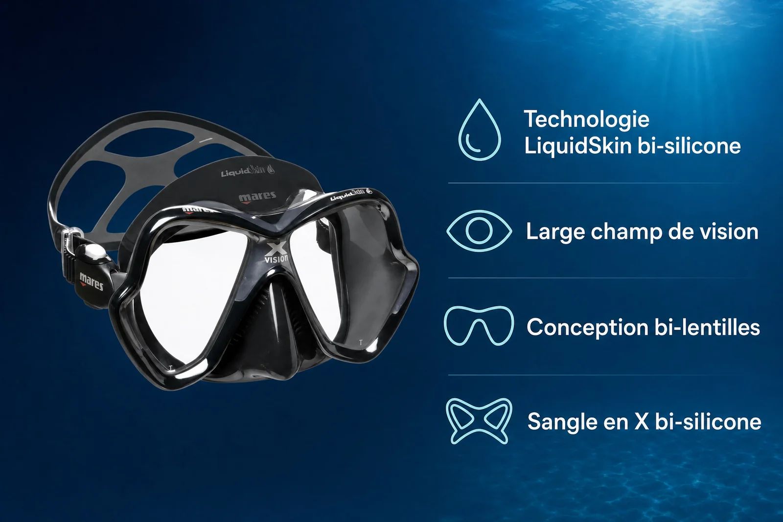 Mares X-Vision Ultra LiquidSkin : Analyse et Avis Technique