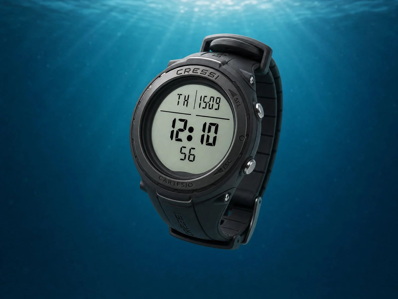 Test Cressi Cartesio : L'ordinateur format montre pour le multi-gaz