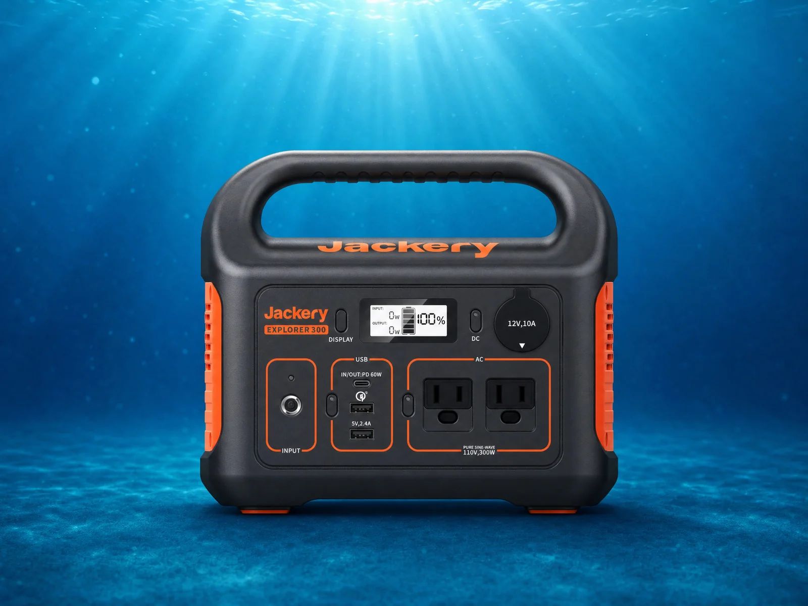 Jackery Explorer 300: Elektrische energie voor uw duikreizen.