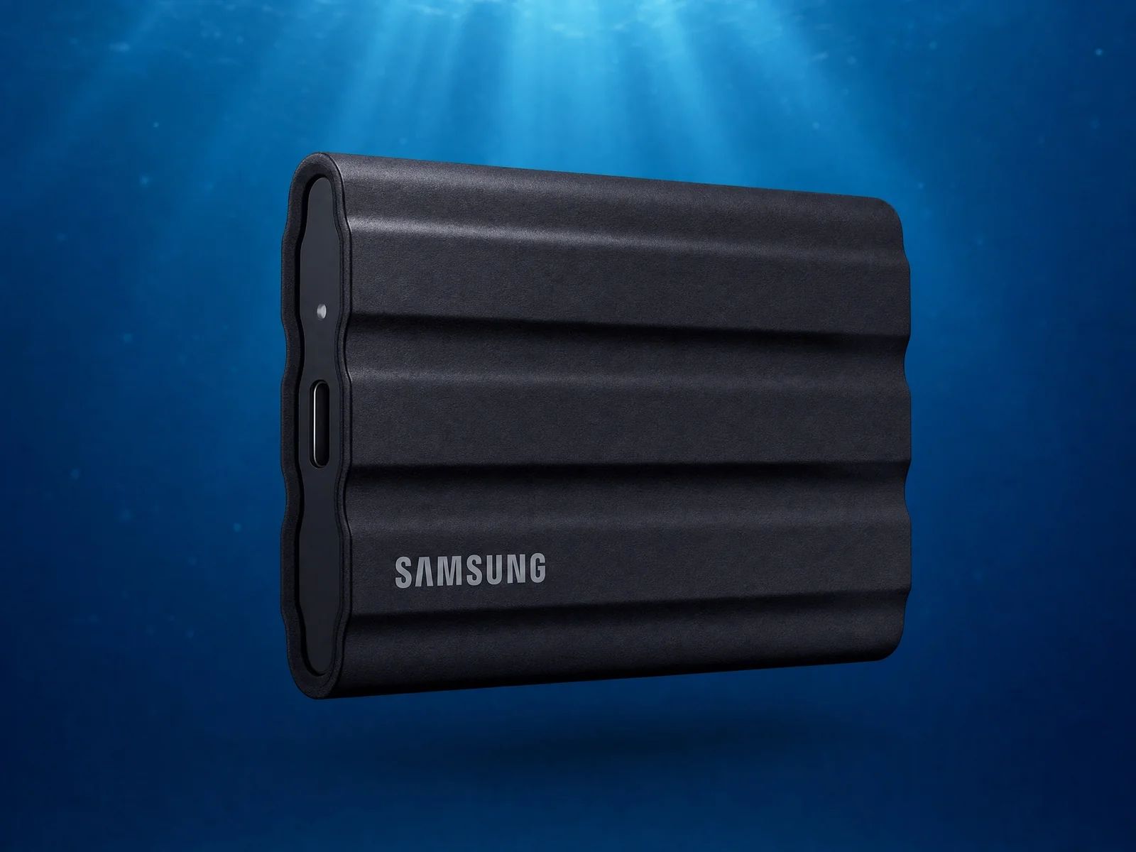Samsung T7 Shield: de robuuste SSD voor het veiligstellen van je foto's tijdens je reis.