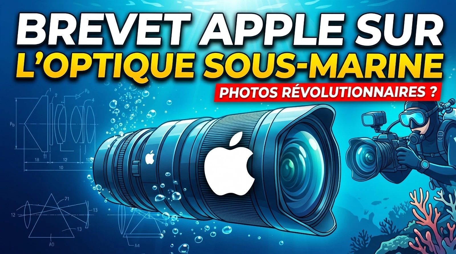 Apple's Underwater Optics Patent: What iPhone Photography Without a Housing Will Actually Look Like