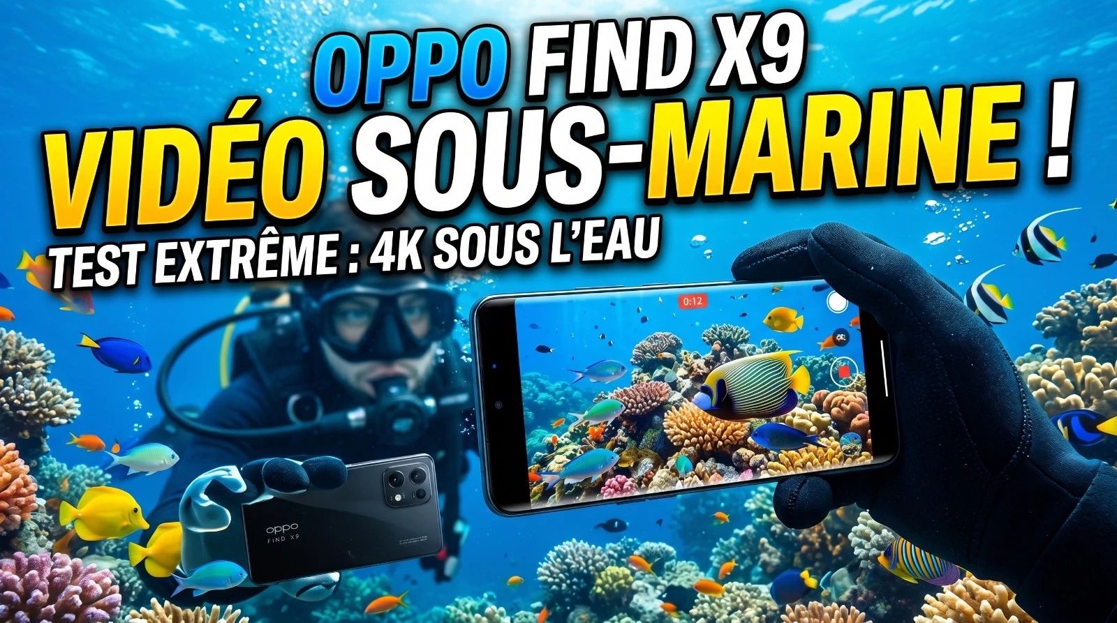 OPPO Find X9 Pro and Ultra: complete underwater photography guide