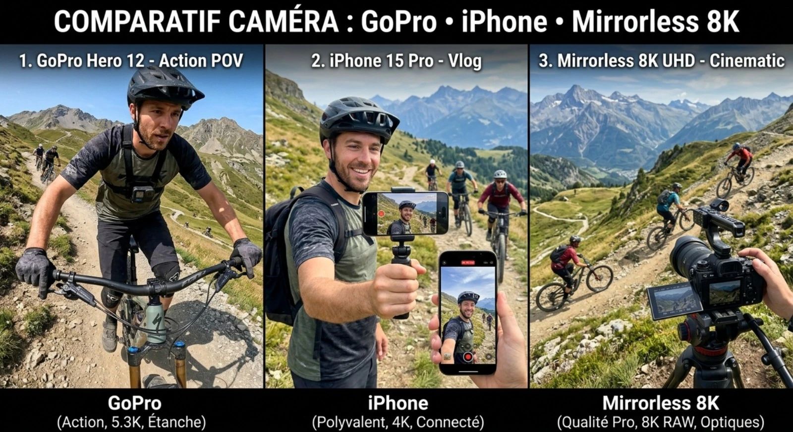 Smartphone, GoPro, waterproof compact: which one to really choose and why the choice barely matters