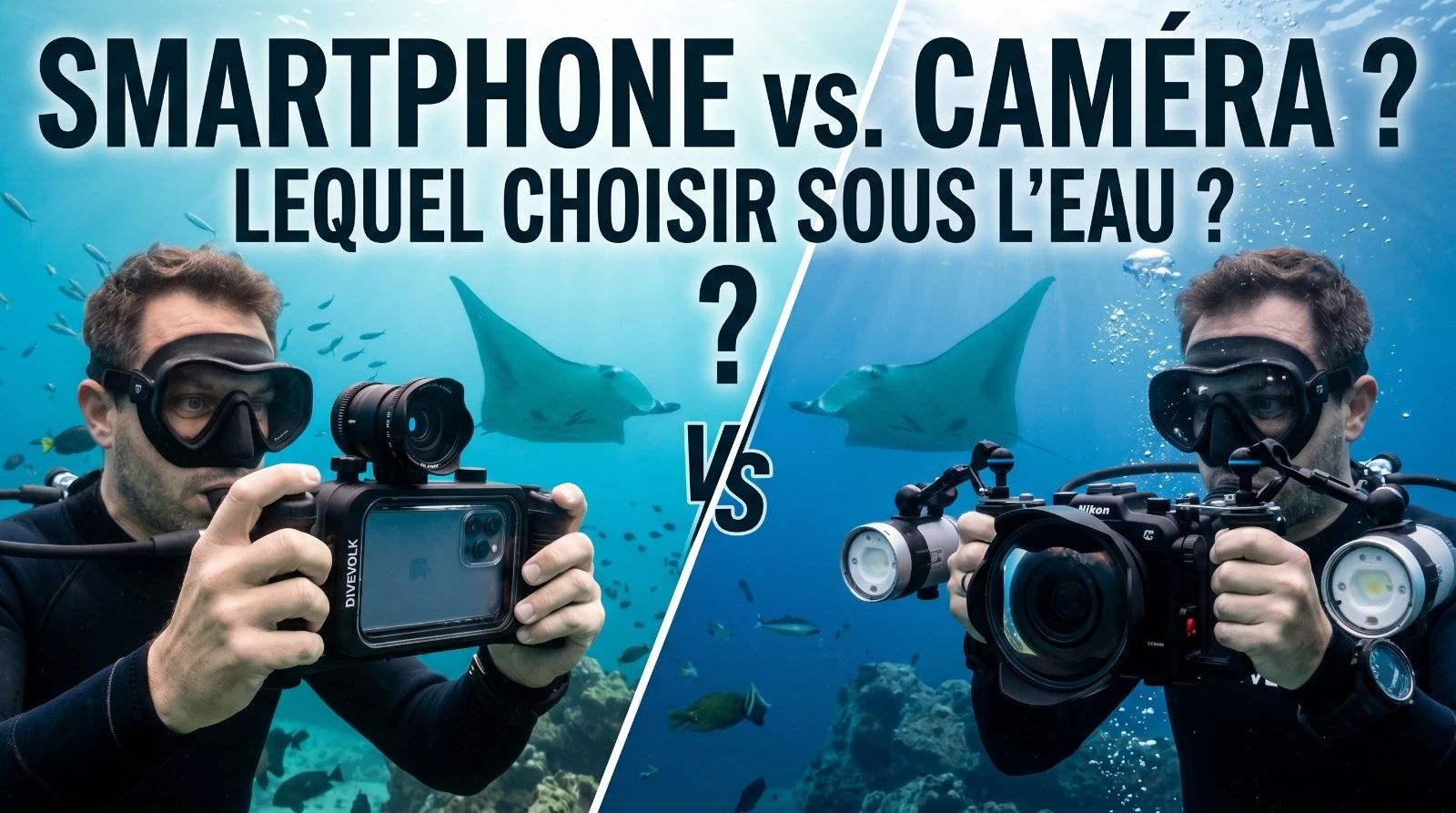 Smartphone ou camera sous l'eau : que choisir en 2026 ?