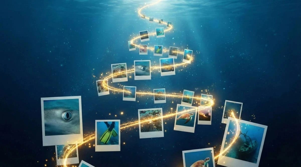 Narrating a dive on video: from a 30-second clip to a mini-documentary