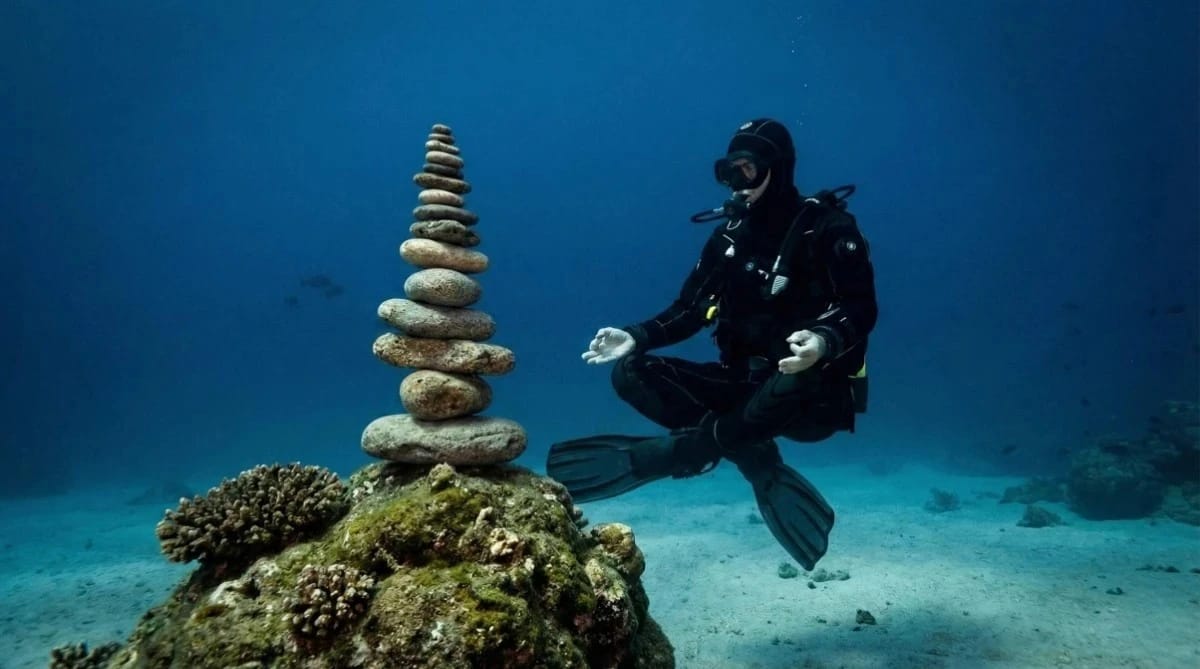 Stabilizing Underwater Video Without a Motorized Stabilizer: Body Technique