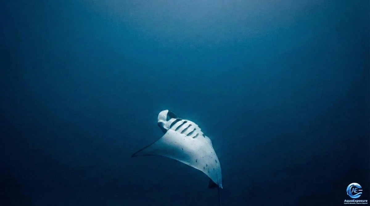 Raie Manta océanique — formation photo sous-marine AquaExposure