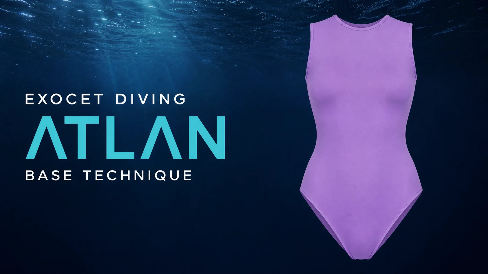 EXOCET Diving Atlan Maillot technique une pièce
