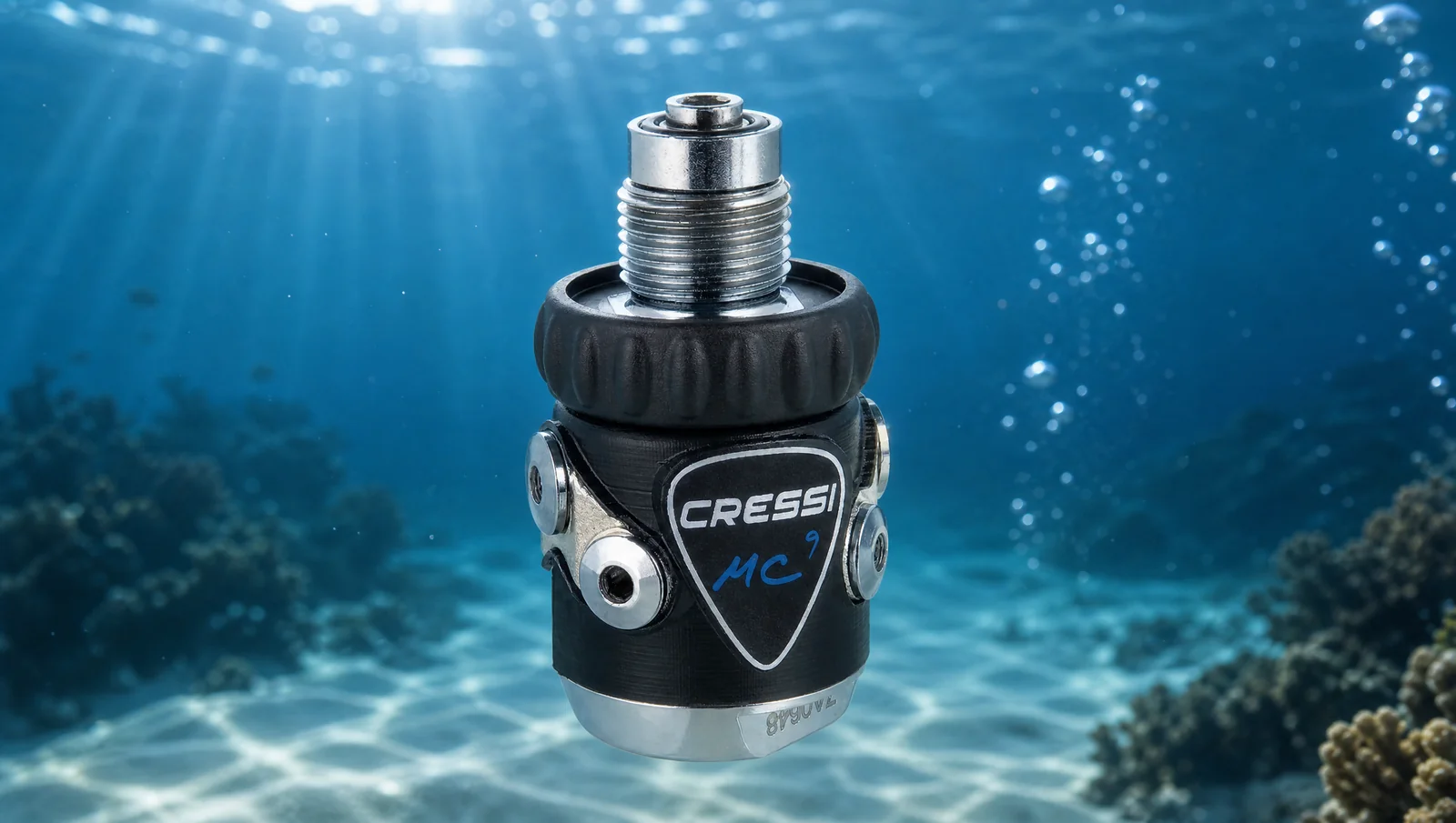 Cressi Pack détendeur de plongée sous-marine + octopus XS COMPACT MC9 DIN 300 bars