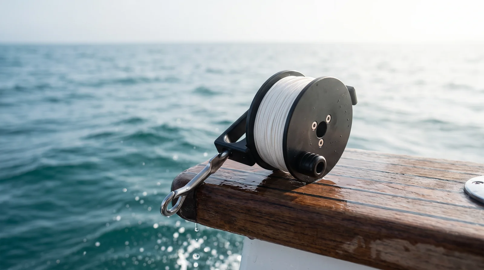 Reel 120 m with line & double-ender