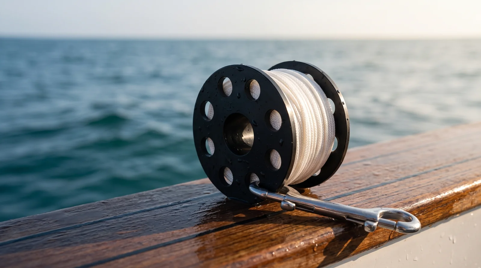 Spool 33 m with line & double-ender