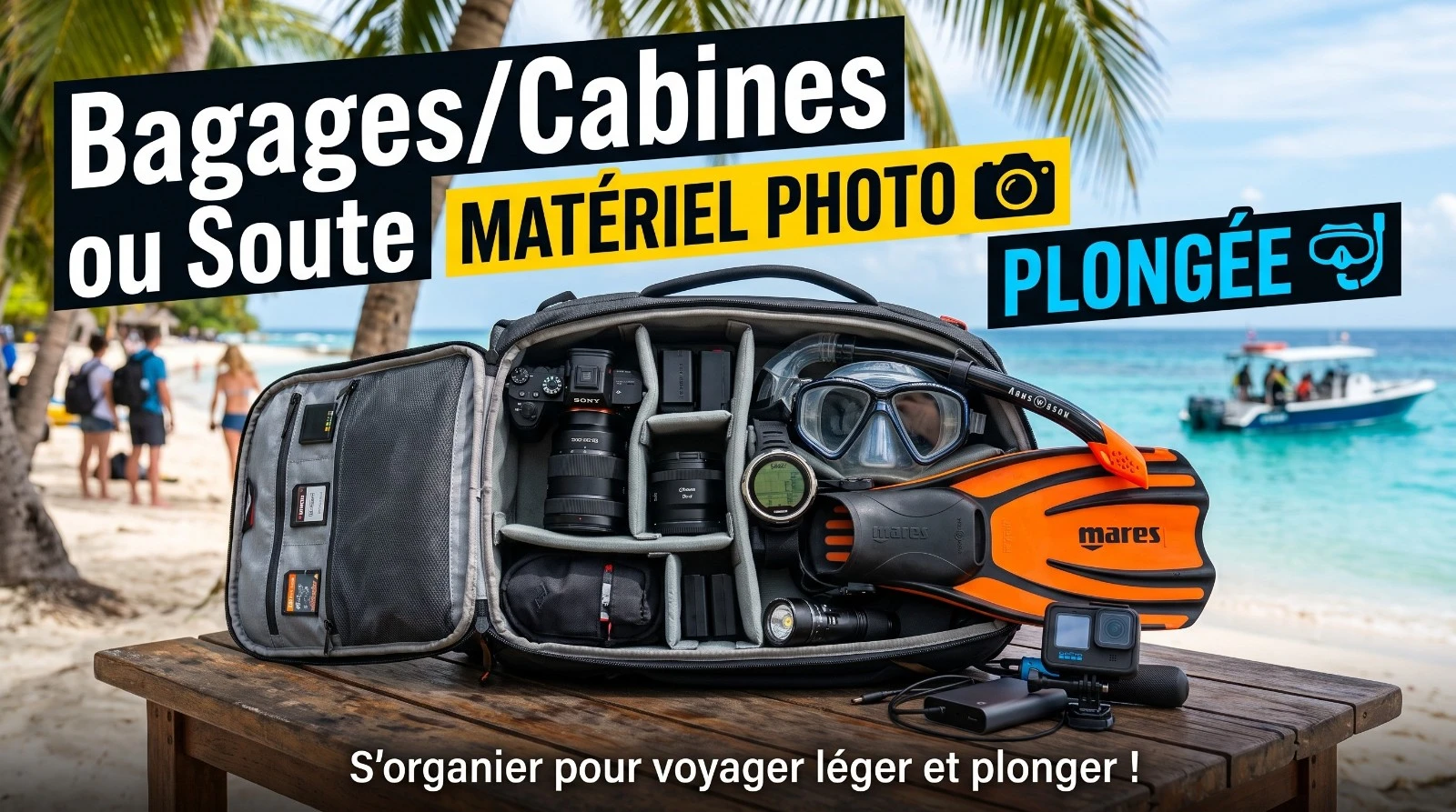 Handbagage of ruimbagage: hoe verdeel je duikfotografie-materiaal in het vliegtuig