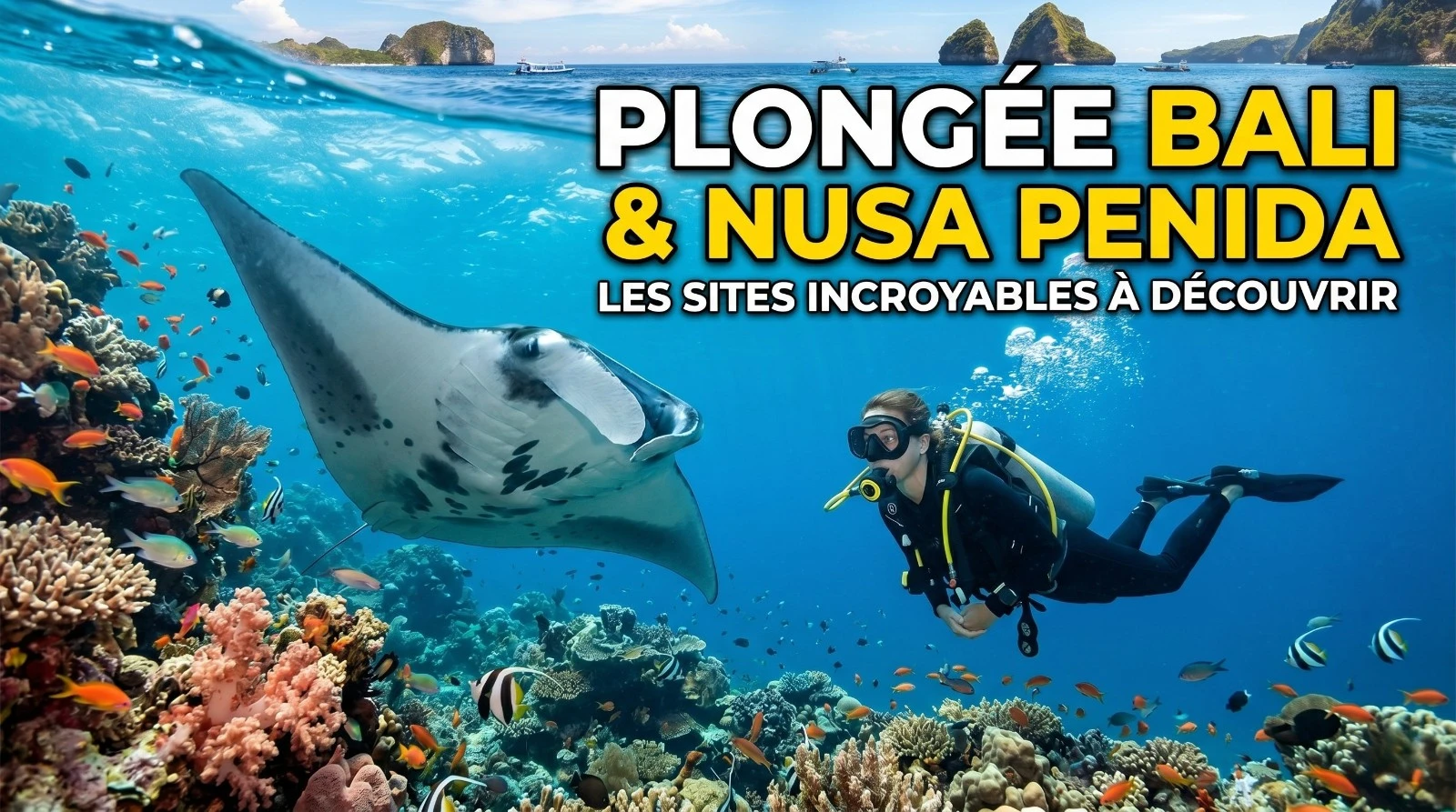 Bali and Nusa Penida: Photographing Manta Rays and Mola Mola Underwater