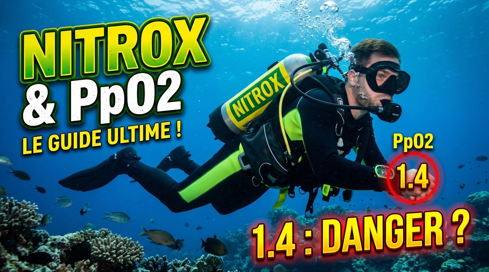 Nitrox en PpO2: Waarom blokkeren PADI/SSI op 1,4 bar, terwijl de FFESSM en de LIFRAS 1,6 bar toestaan?