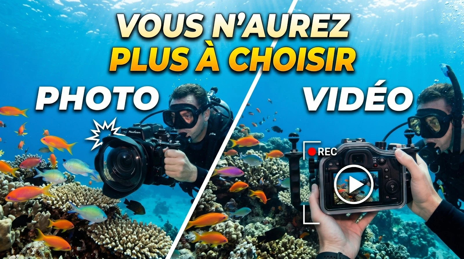 Photo ou Vidéo Sous-Marine : Pourquoi Vous N'avez Plus à Choisir