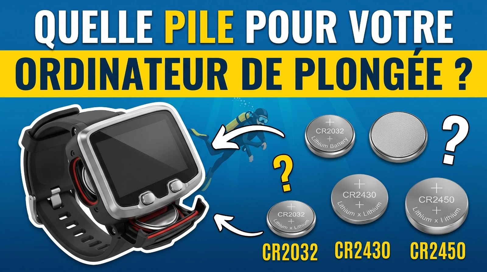 Welke batterij voor uw duikcomputer? De complete gids om verdrinking te voorkomen.