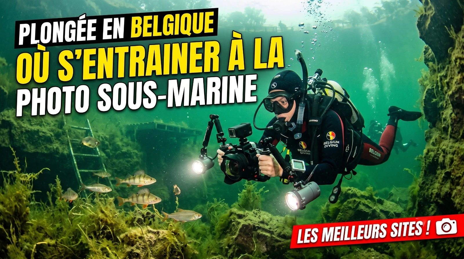Plongée en Belgique : les sites où s'entraîner à la photo sous-marine