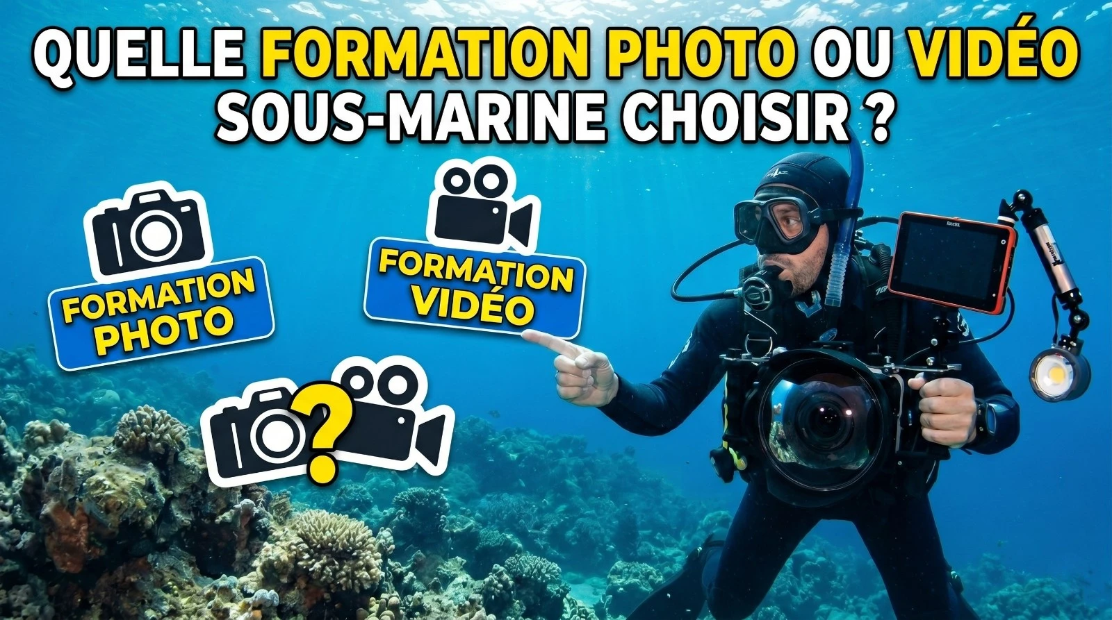 Quelle Formation Photo Vidéo Sous-Marine Choisir ? Le Guide Sans Bullshit