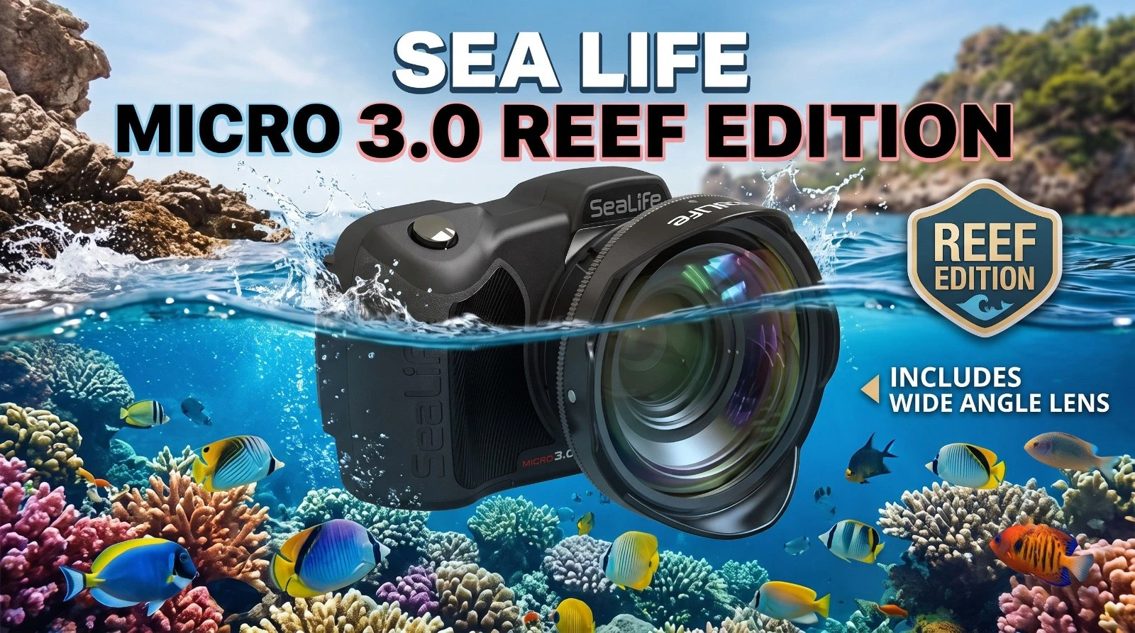 SeaLife Micro 3.0 Reef Edition: de onderwatercamera die gewoon werkt