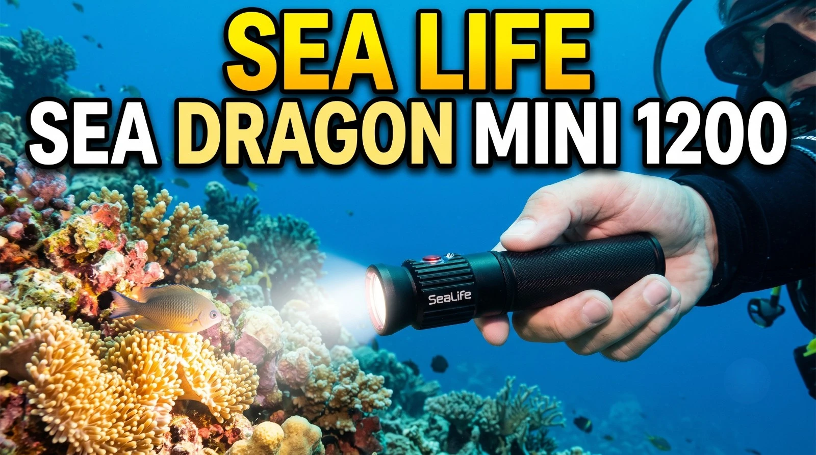 SeaLife Sea Dragon Mini 1200: een duiklamp, geen fotolamp