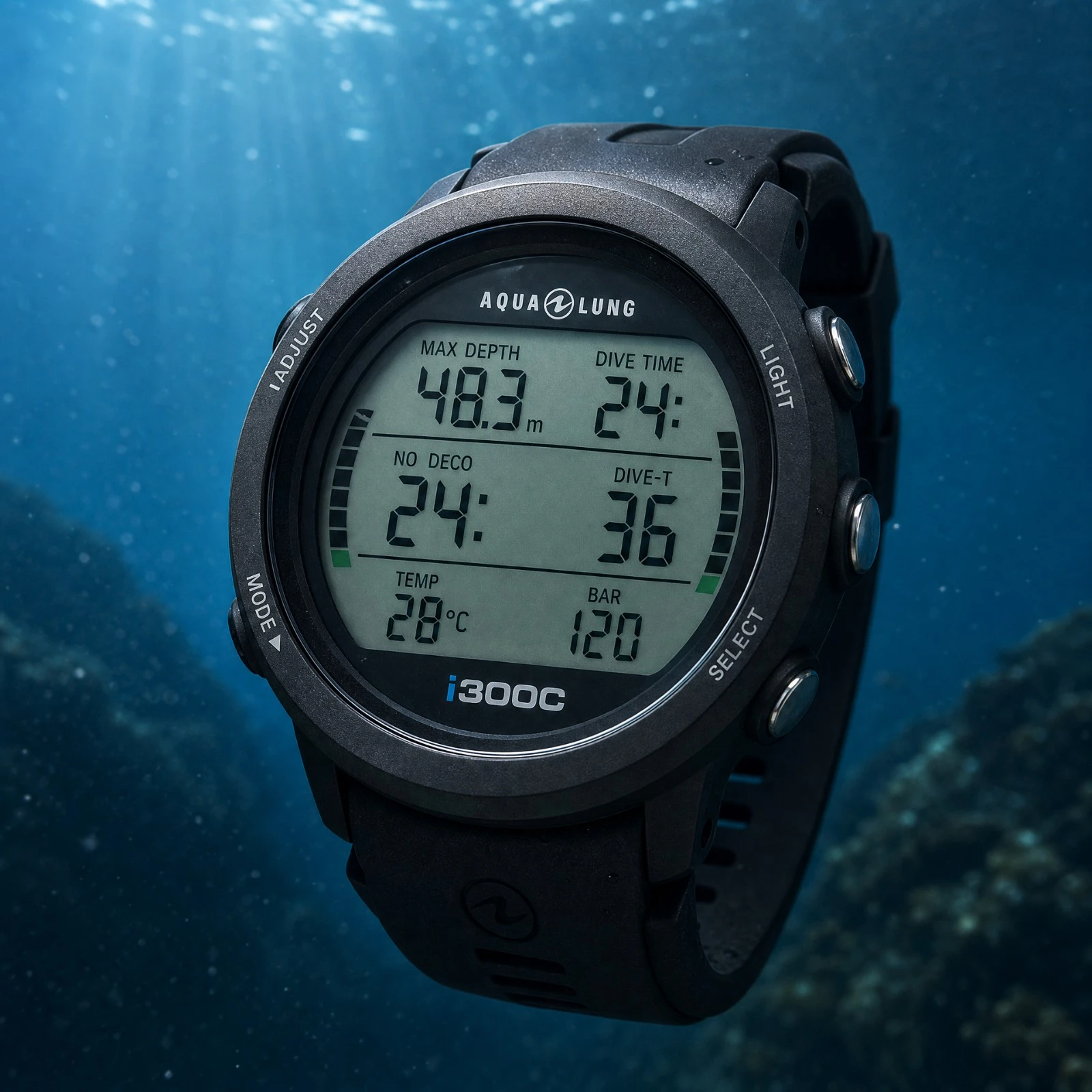 Test van de Aqualung i300C: Bluetooth-connectiviteit ten dienste van de recreatieve duiker.