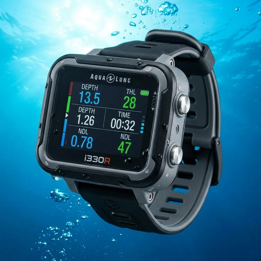 Test van de Aqualung i330R: kleur is nu binnen handbereik.