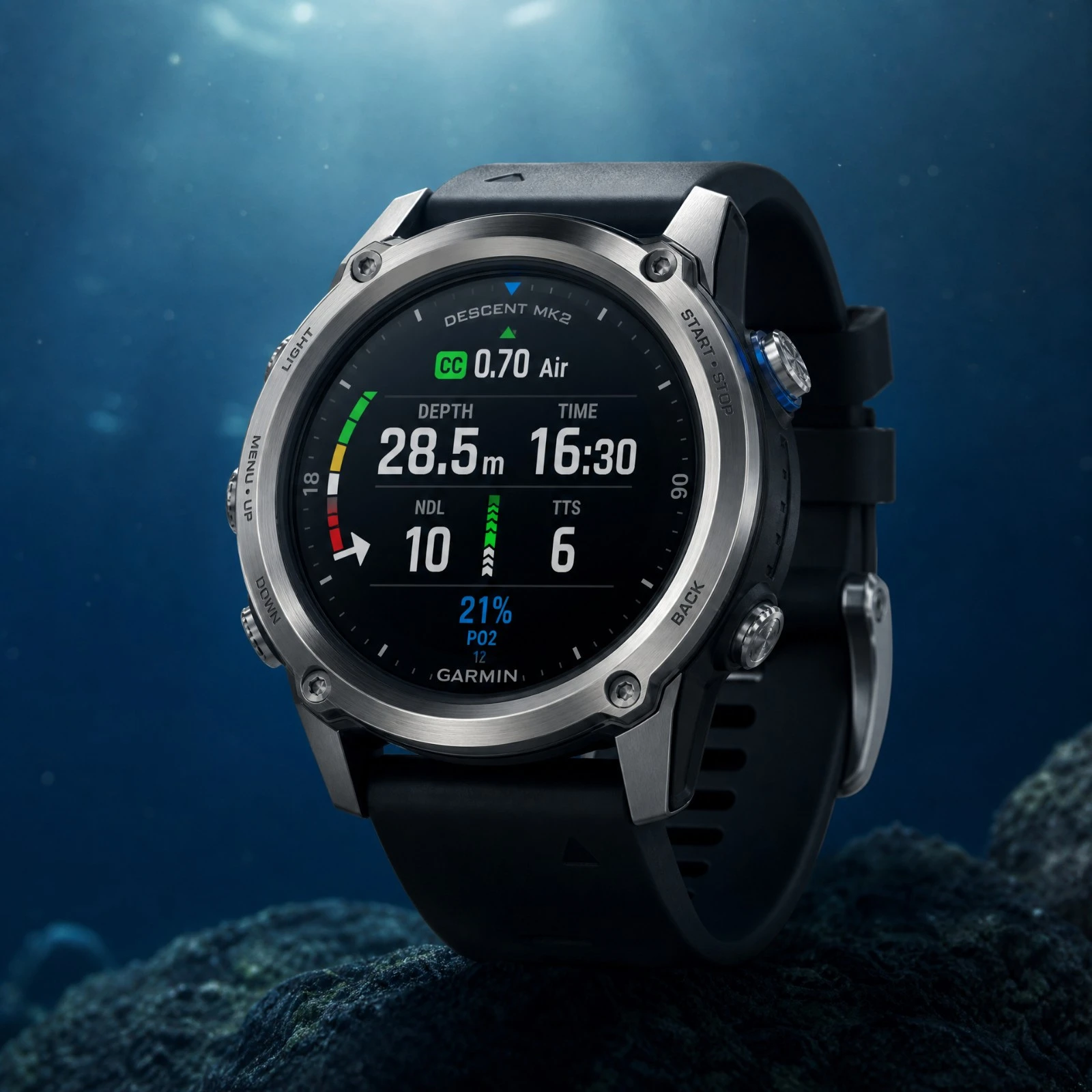 Garmin Descent Mk2 Review: The technical benchmark without unnecessary frills.