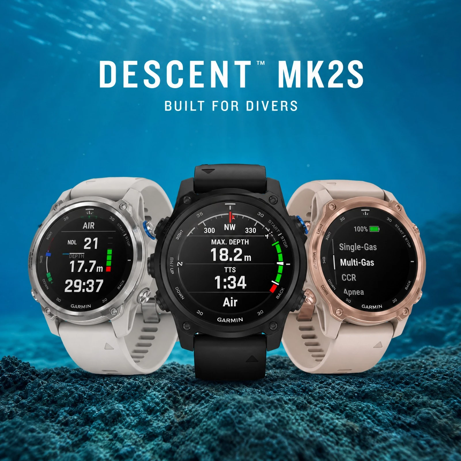 Garmin Descent Mk2S review: The ultra-compact Trimix computer.