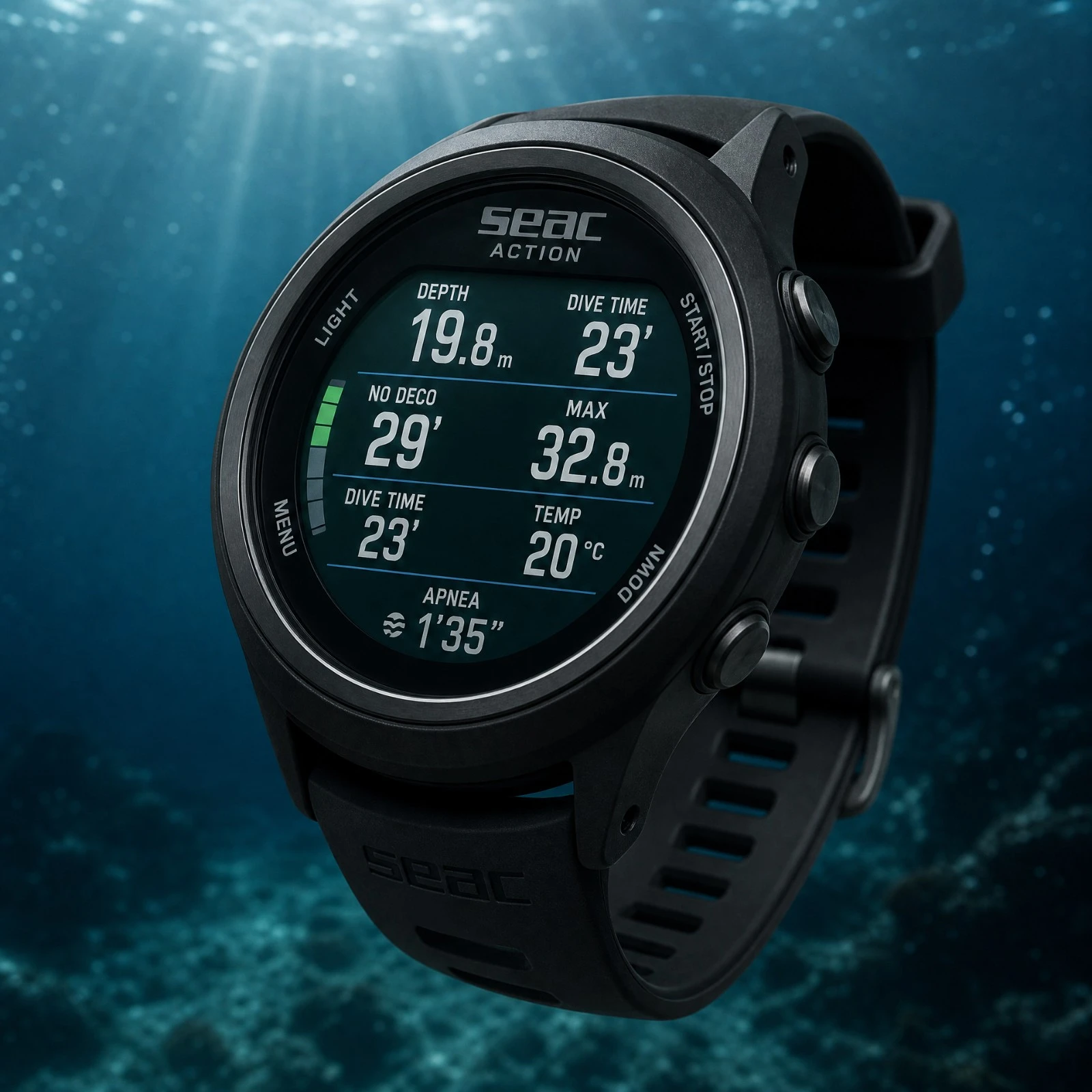 SEAC Action HR dive computer review: A return to basics.