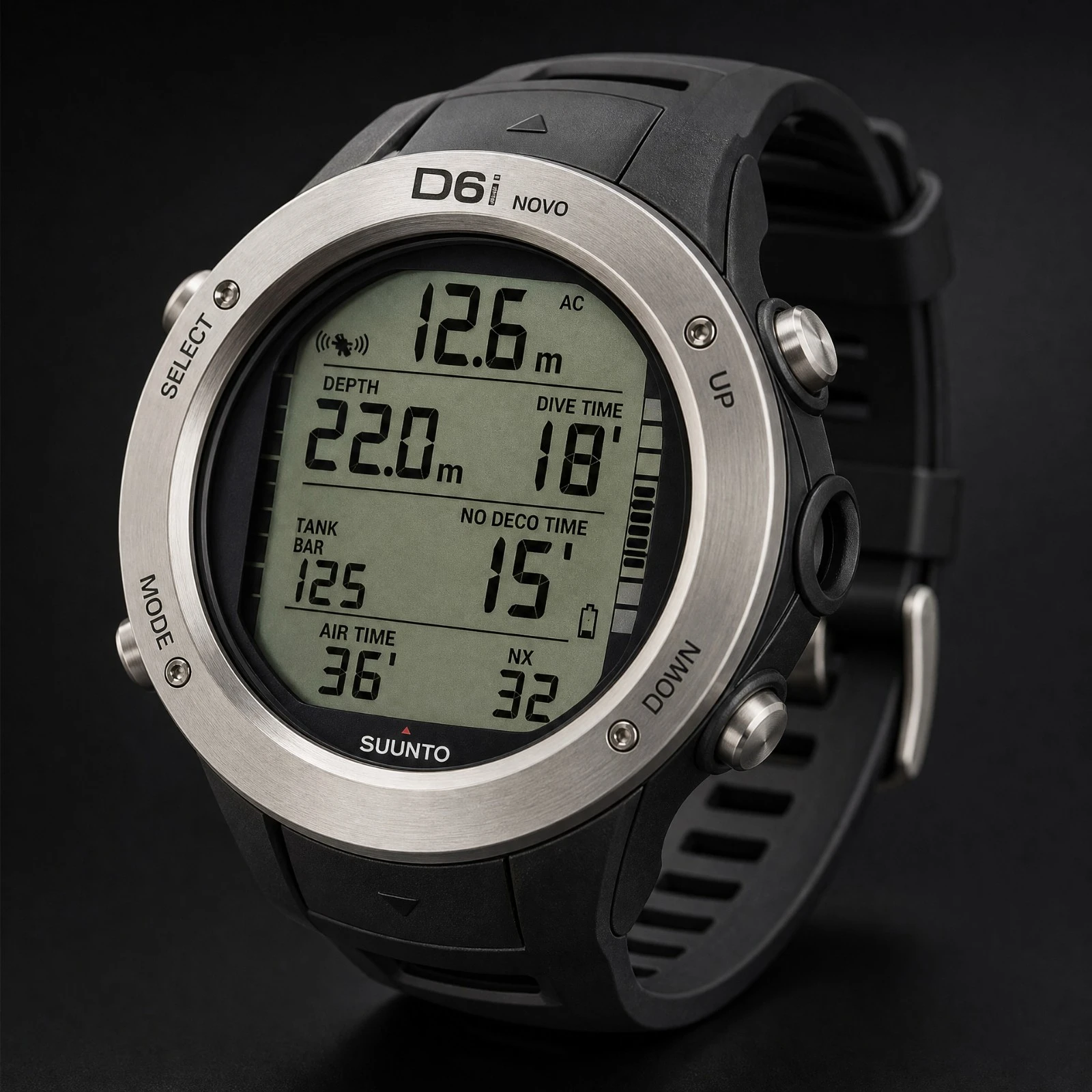 Test van de Suunto D6i Novo: Het stalen horloge voor veeleisende duikers.