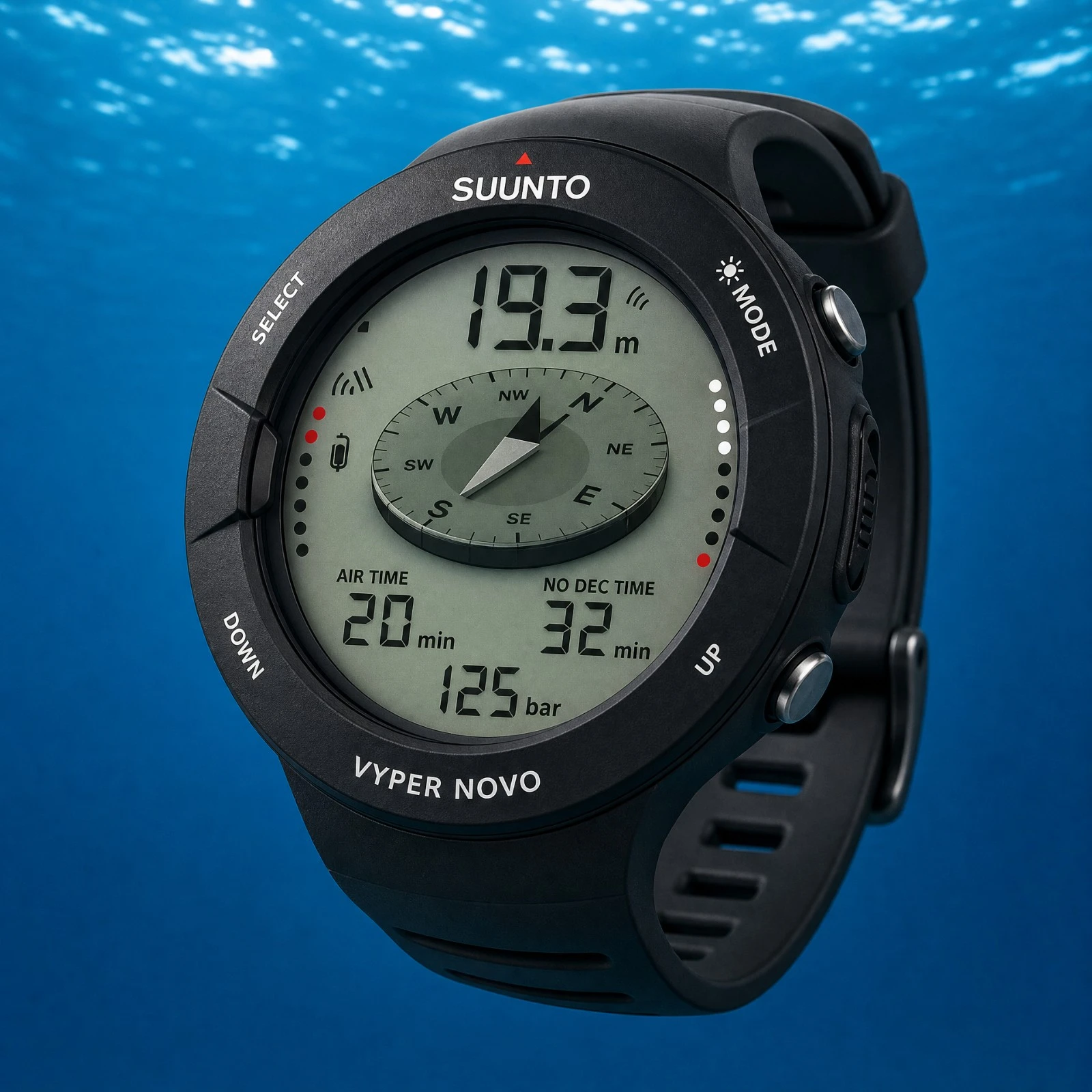 Test van de Suunto Vyper Novo: Een logische evolutie voor recreatieve duikers?